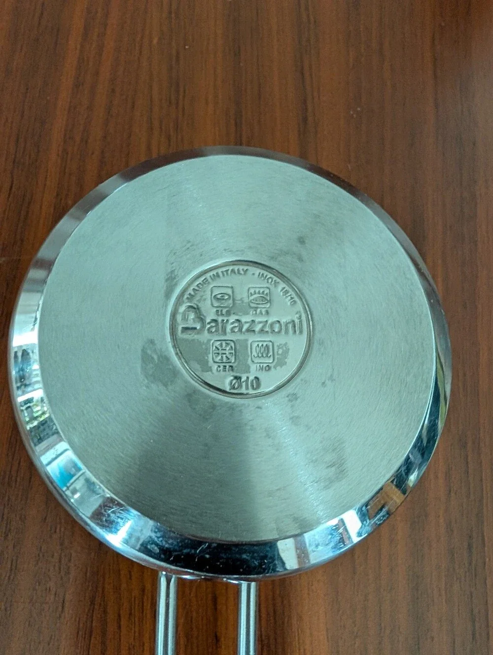 Barazzoni Cuocimania 10cm Stainless Steel Saucepan Made in Italy Pre Owned